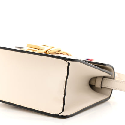 Gucci Calfskin Mini Sylvie Top Handle Bag White 10 of 13