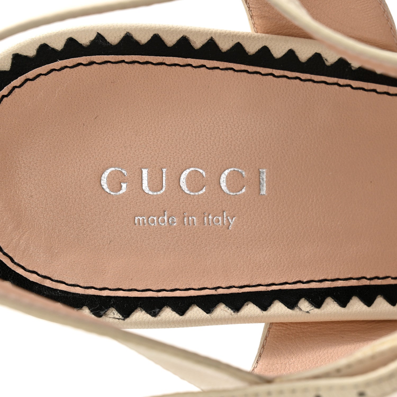 Gucci Malaga Kid Interlocking G Studs 155mm Platform Sandals 40 Mystic White 7 of 10