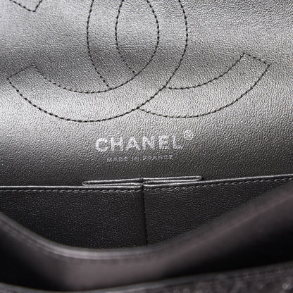 Chanel Metallic Calfskin Quilted 2.55 Reissue 226 Flap Charcoal 6 of 12