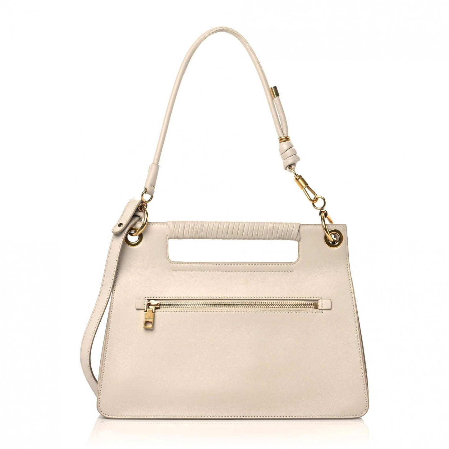 Calfskin Medium Whip Top Handle Crossbody Natural