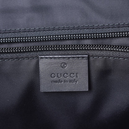 Gucci GG Supreme Monogram Web Flap Messenger Bag Black 6 of 8