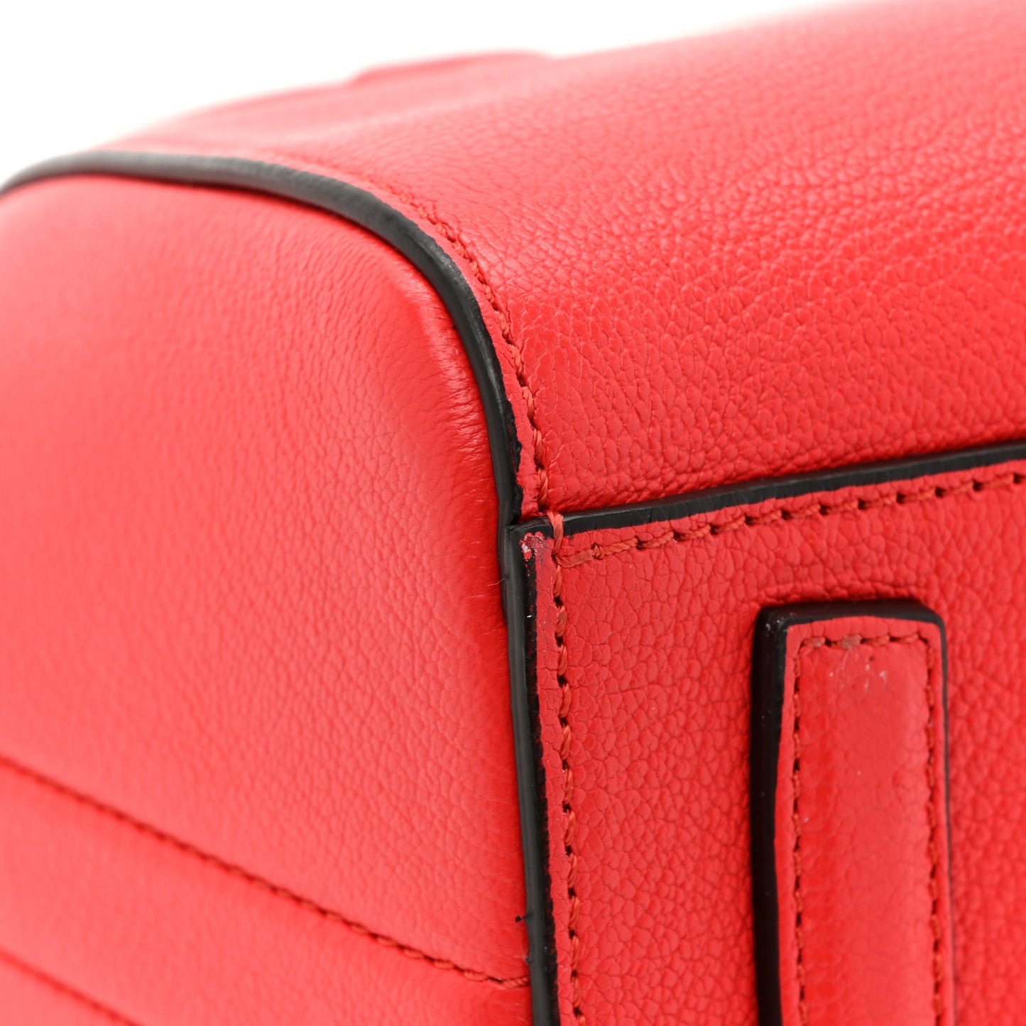 Sugar Goatskin Mini Antigona Medium Red