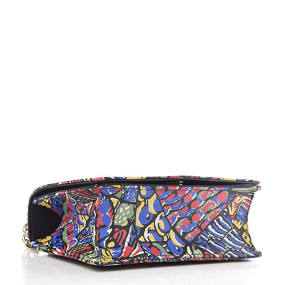 Christian Dior Calfskin Butterfly Printed Small Diorama Flap Bag Multicolor 4 of 10