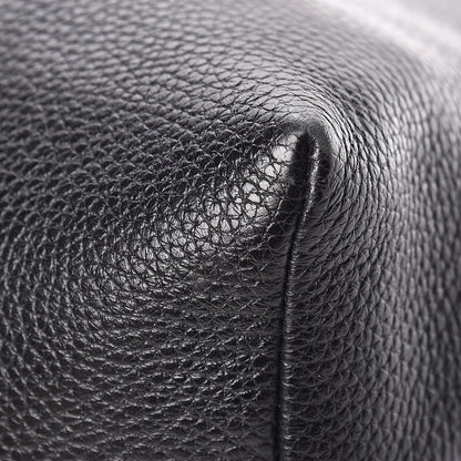 Burberry London Grainy Calfskin Medium Cale Hobo Black 10 of 13