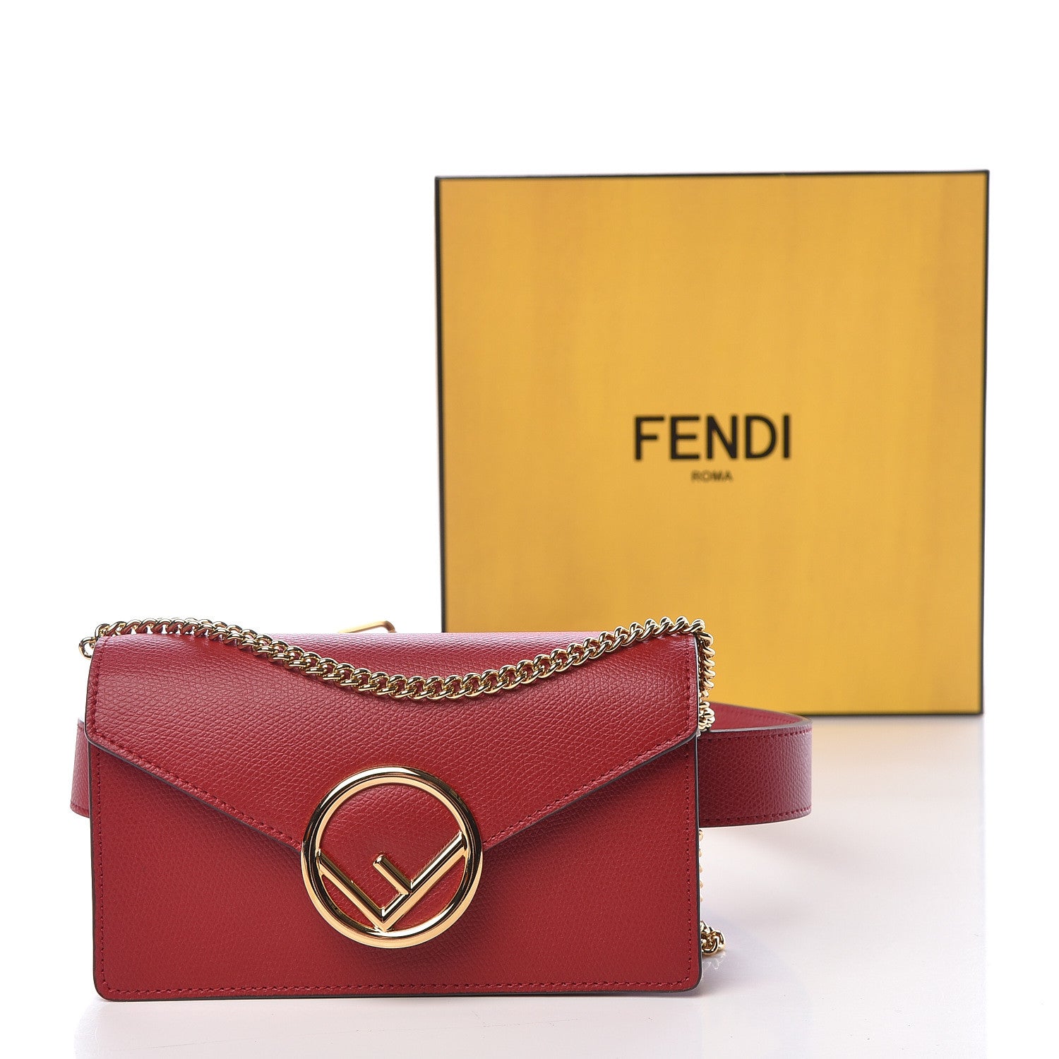 Fendi Vitello Cruise F is Fendi Envelope Belt Bag Fragola 12 of 12