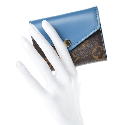 Louis Vuitton Monogram Zoe Wallet Blue Jean 2 of 8
