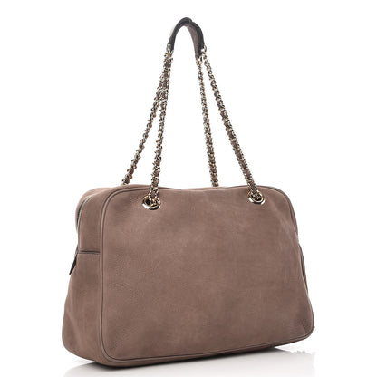 Gucci Vitello Range Medium Soho Bowler Grey Field 3 of 16
