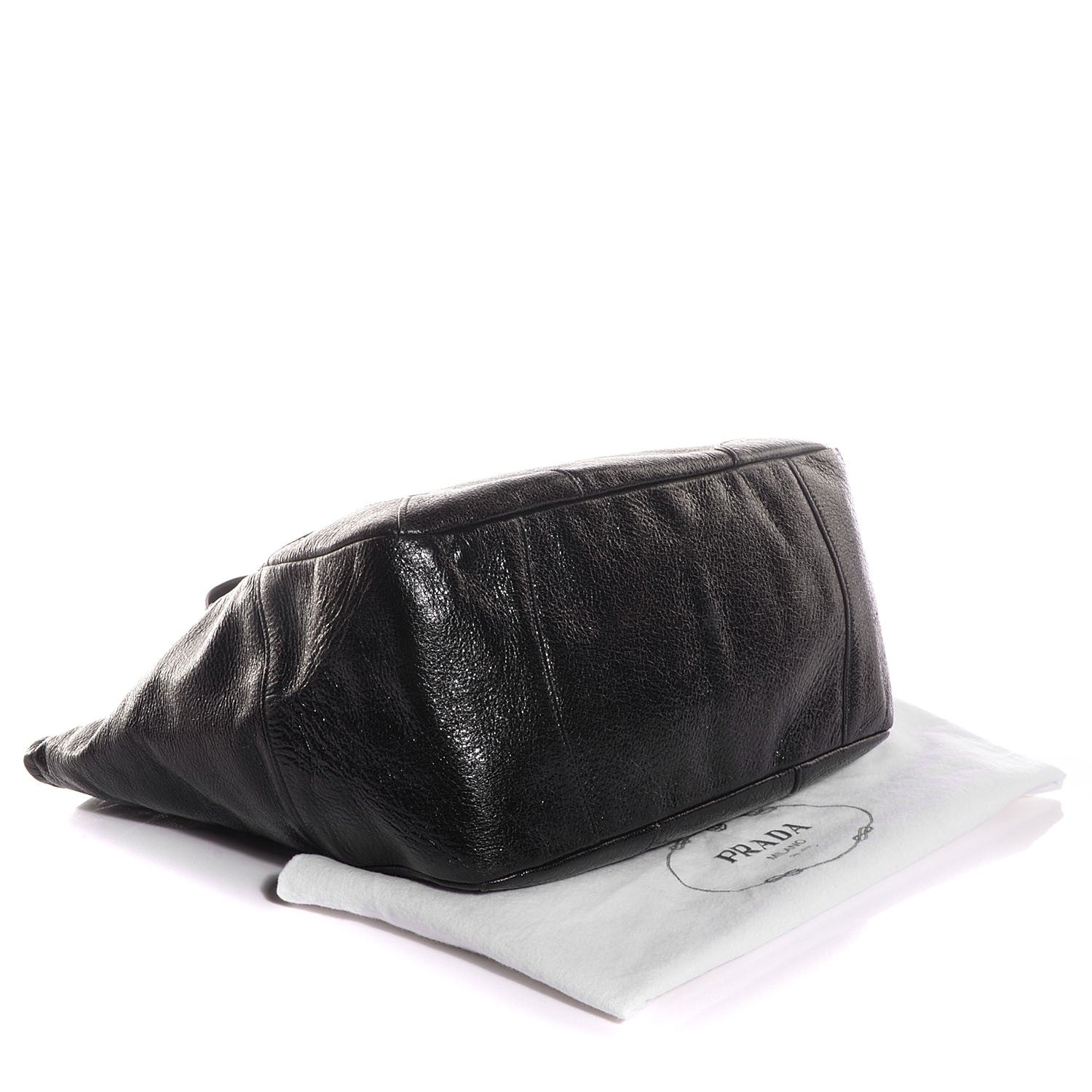 Prada Cervo Lux Tote Nero Black 5 of 10