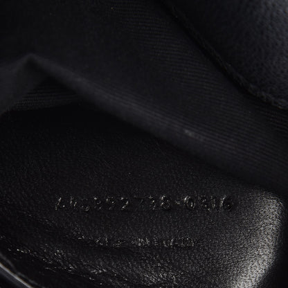 Saint Laurent Sheepskin Matelasse Chevron Monogram Monochrome Large College Satchel Black 8 of 9