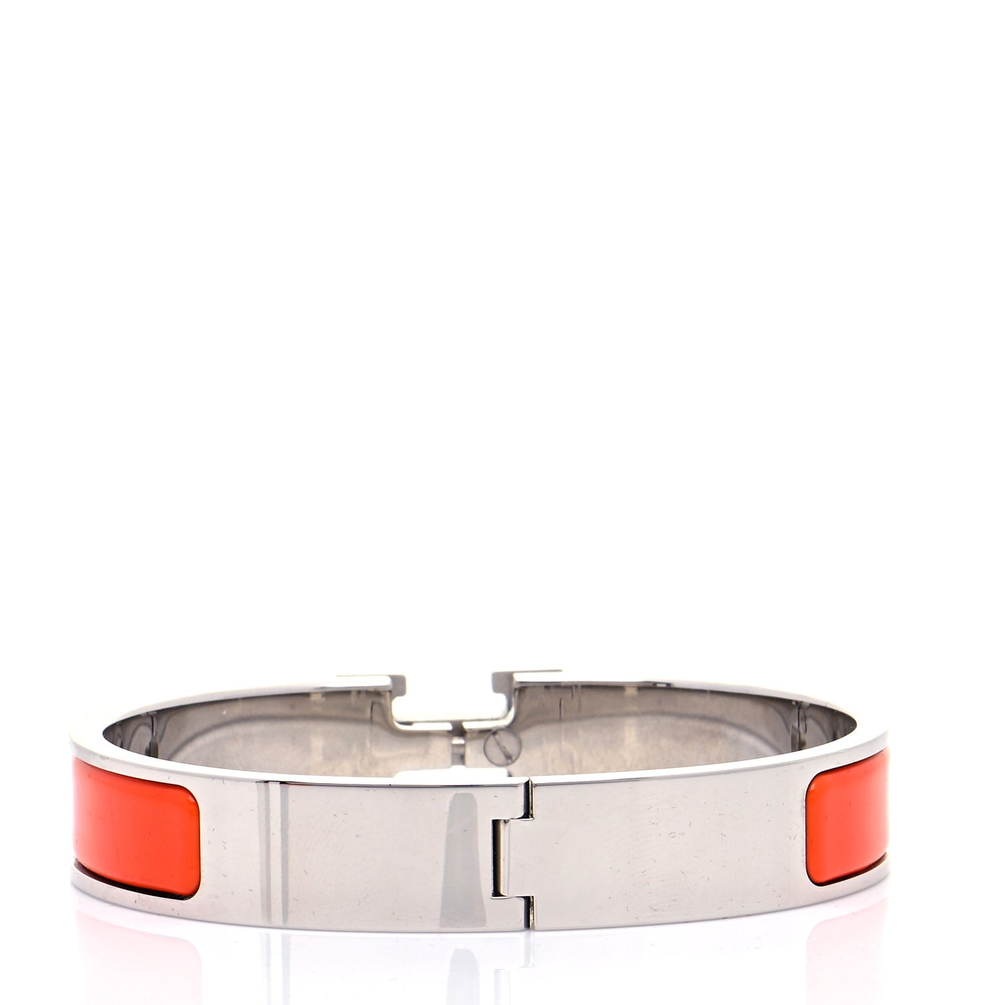 Enamel Narrow Clic Clac H Bracelet GM Capucine
