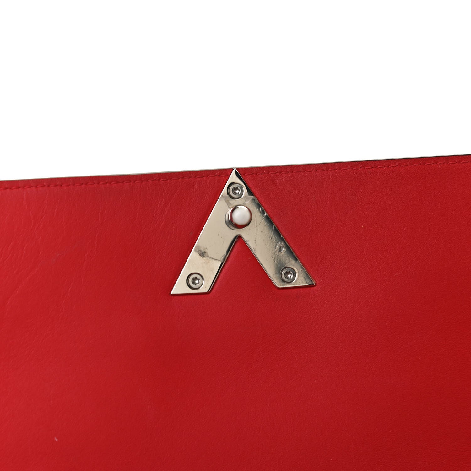 Louis Vuitton Monogram Cuir Plume Ecume Very Chain Bag Rubis Red 15 of 16