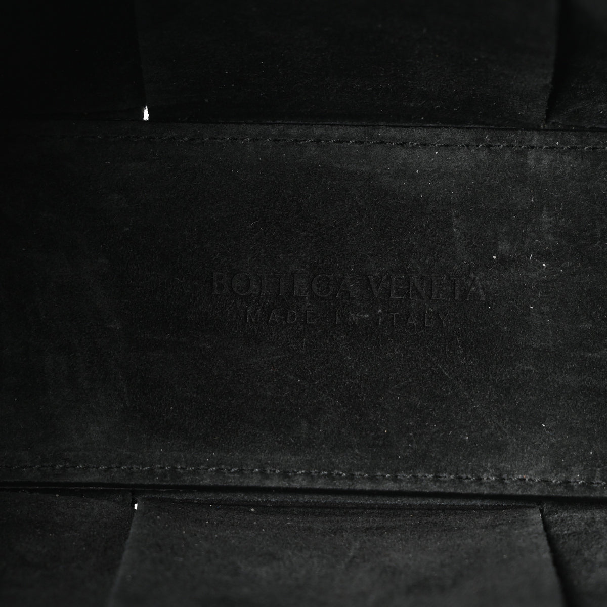 Grained Calfskin Maxi Intrecciato Mini Arco Tote Black