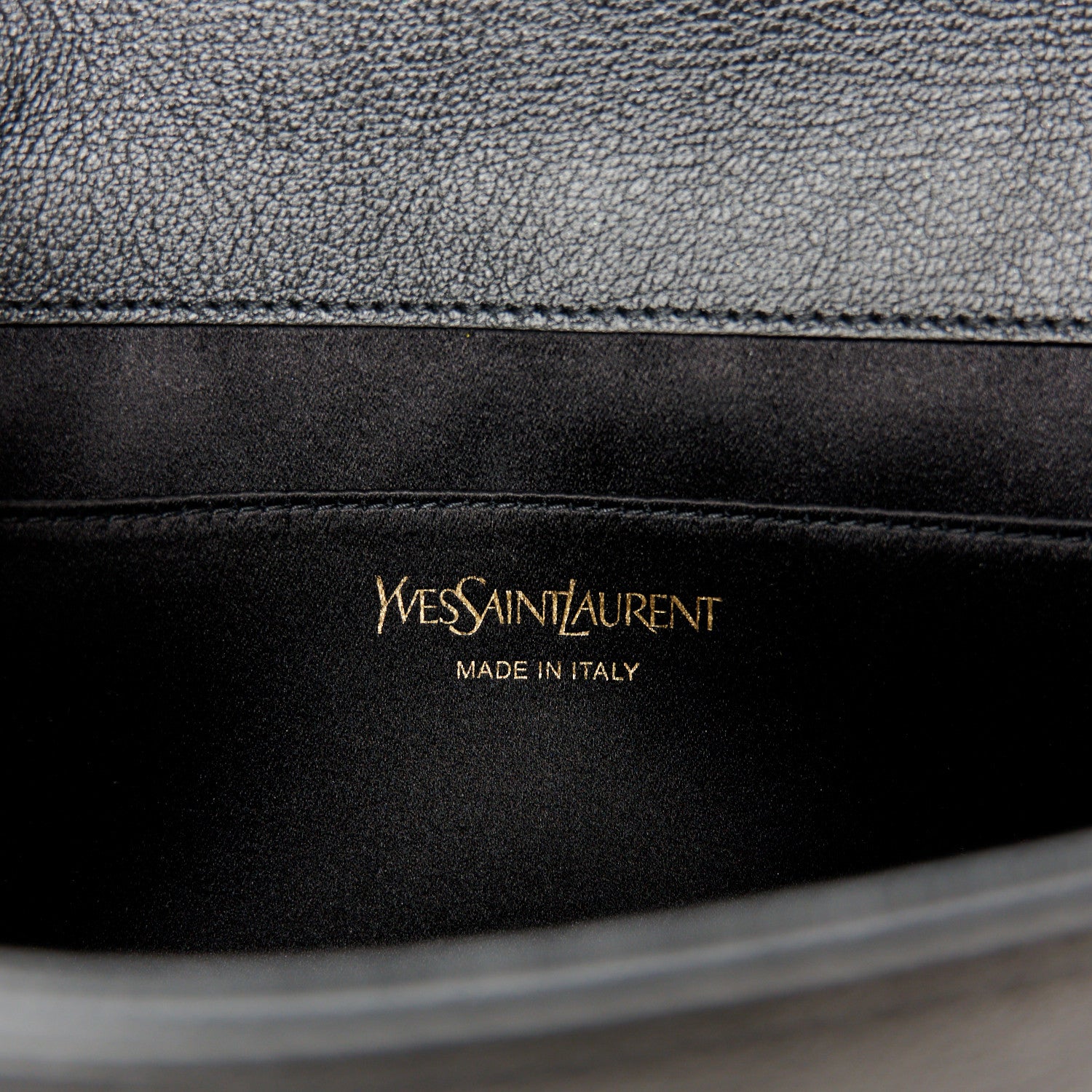 Saint Laurent Calfskin Monogram Large Belle De Jour Clutch Black 6 of 7