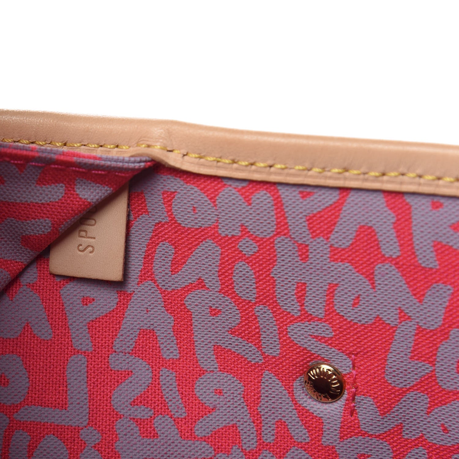 Louis Vuitton Monogram Graffiti Neverfull GM Fuchsia 7 of 10