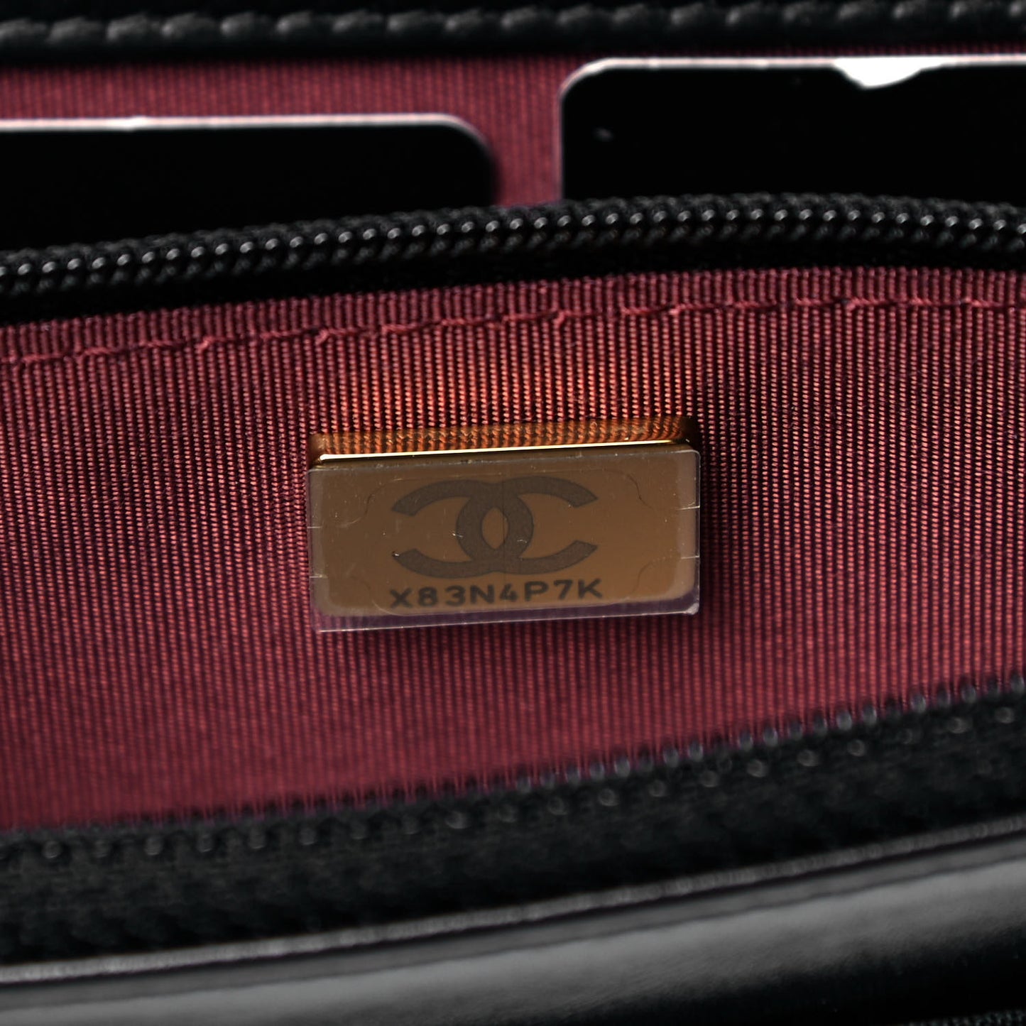 Calfskin Quilted Perfect Fit Wallet On Chain WOC Black