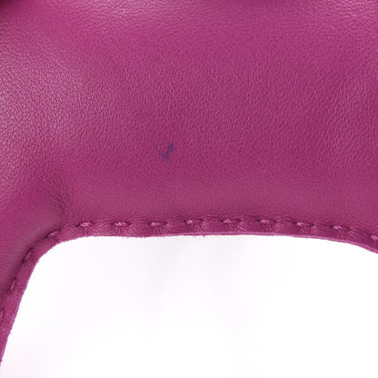 Hermes Milo Lambskin Grigri Rodeo Bag Charm GM Rose Pourpre Malachite Bleu Electrique 5 of 5
