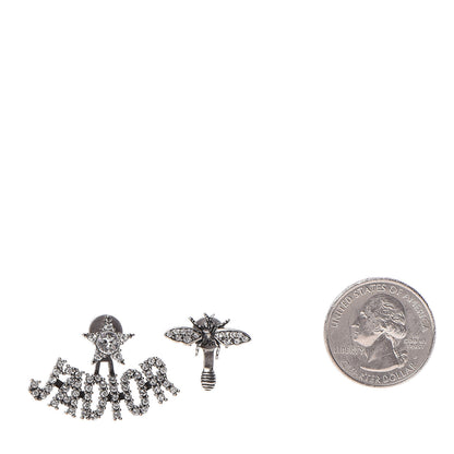Christian Dior Palladium Crystal J'Adior Earrings 2 of 4