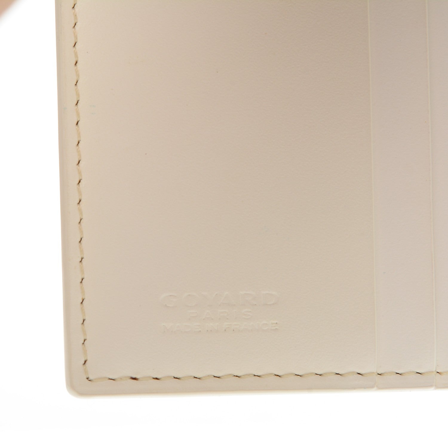 Goyard Goyardine Saint Marc Folding Card Case White 6 of 6