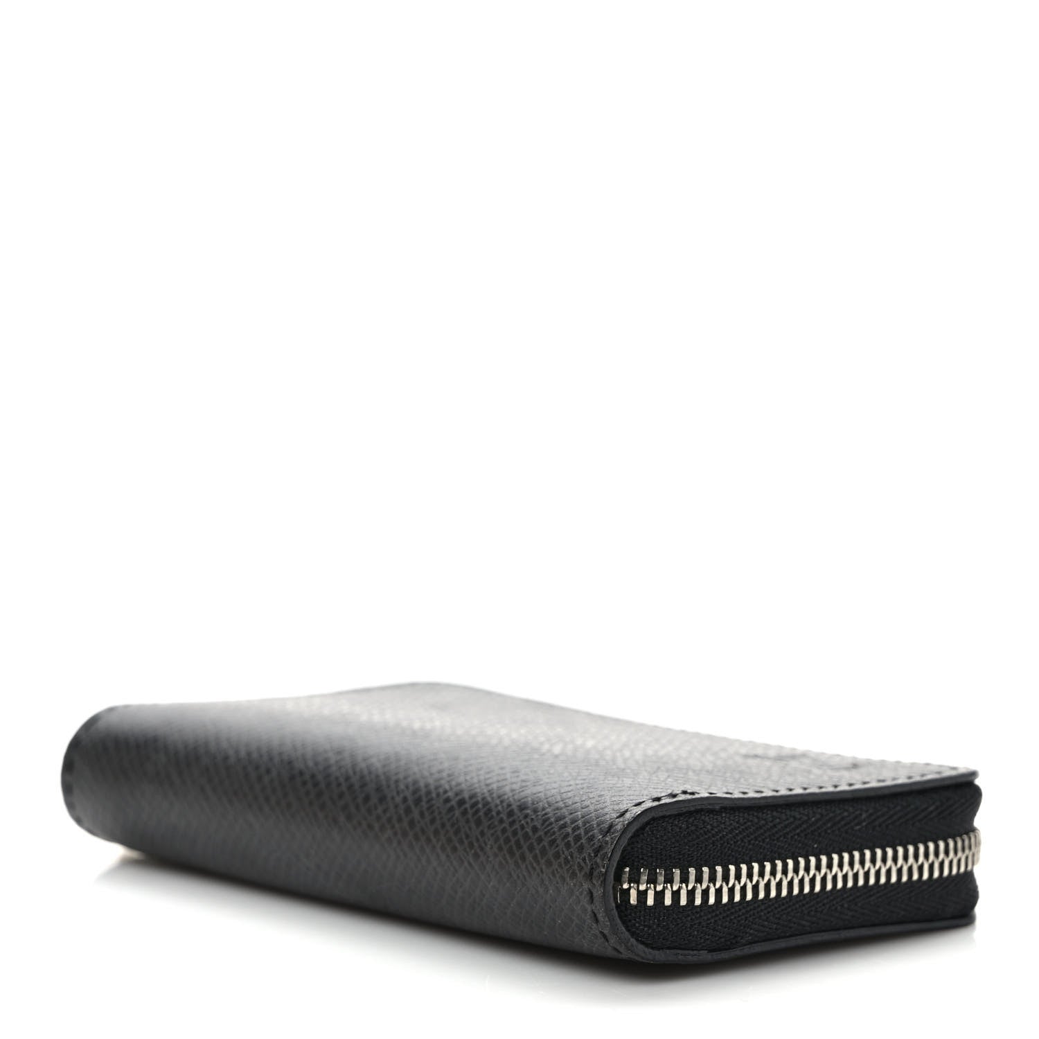 Louis Vuitton Taiga Zippy Coin Purse Vertical Black 4 of 6