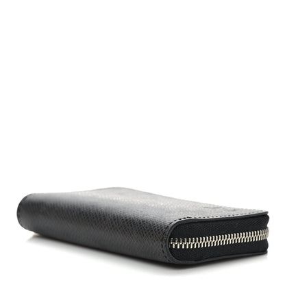 Louis Vuitton Taiga Zippy Coin Purse Vertical Black 4 of 6