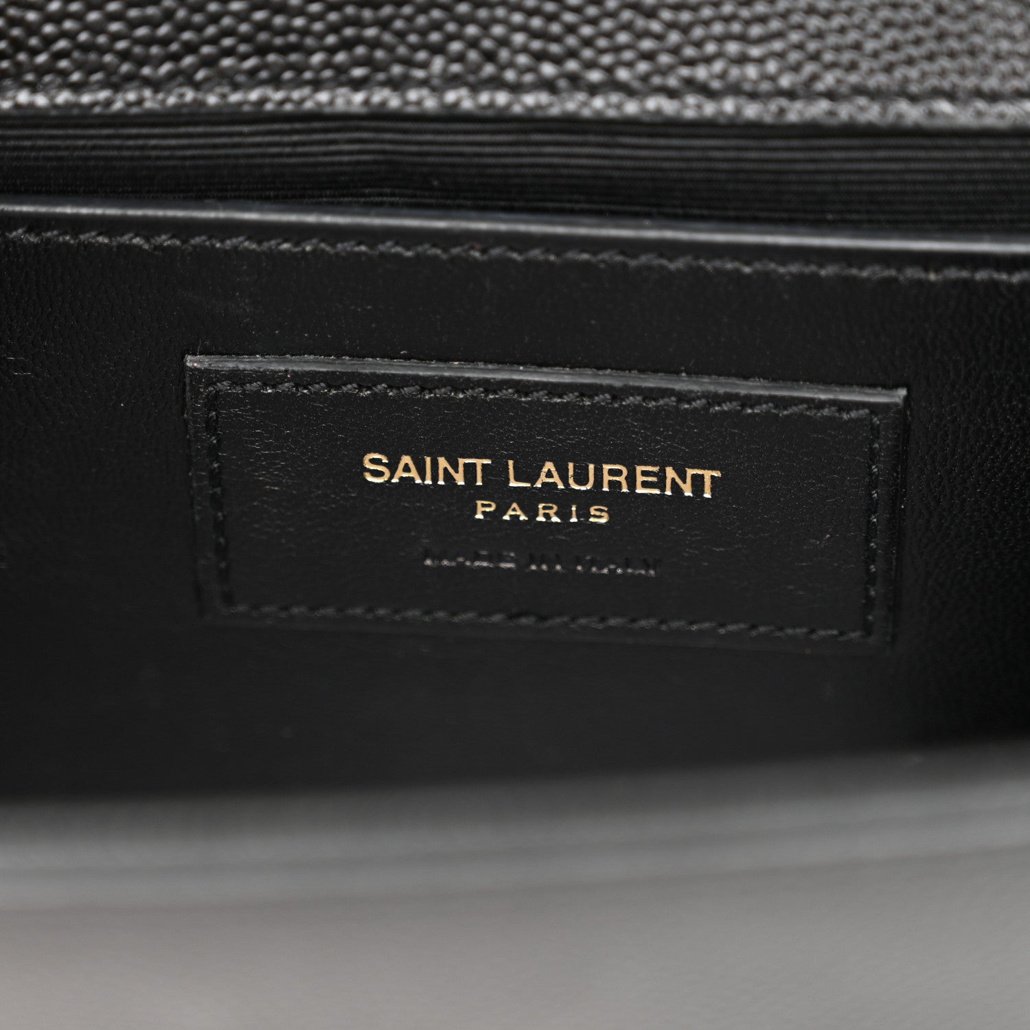 Saint Laurent Grain De Poudre Small Monogram Kate Satchel Black 6 of 16