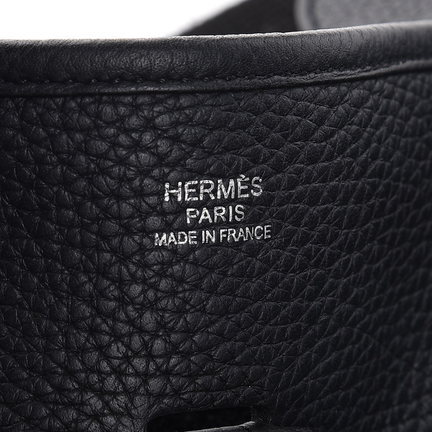 Hermes Taurillon Clemence Evelyne III PM Black 6 of 8