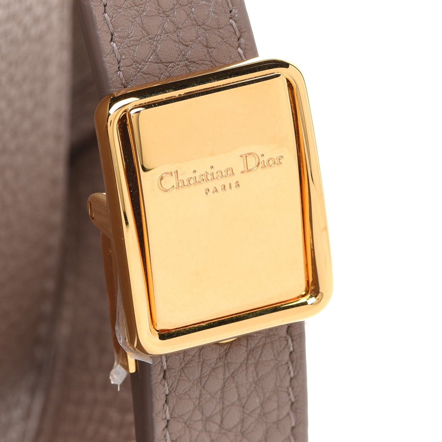 Christian Dior Grained Calfskin Medium Bobby Flap Warm Taupe 9 of 12