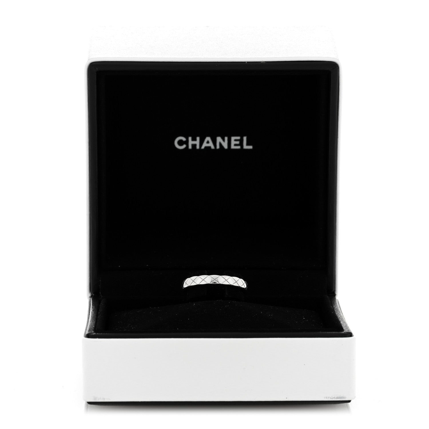 Chanel 18K White Gold Mini Coco Crush Ring 53 6.25 5 of 5