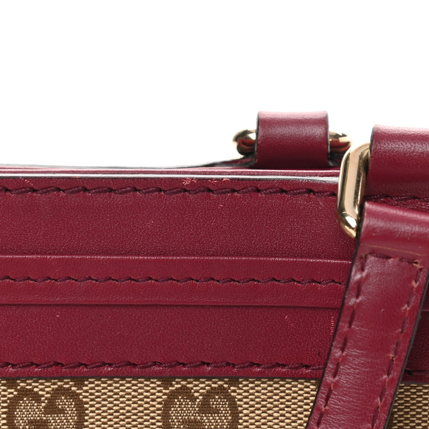 Monogram Web Medium Mayfair Tote Cherry