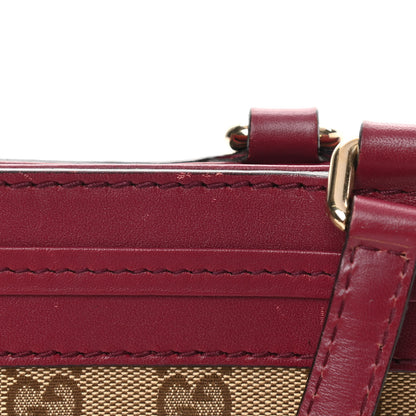 Gucci Monogram Web Medium Mayfair Tote Cherry 19 of 19