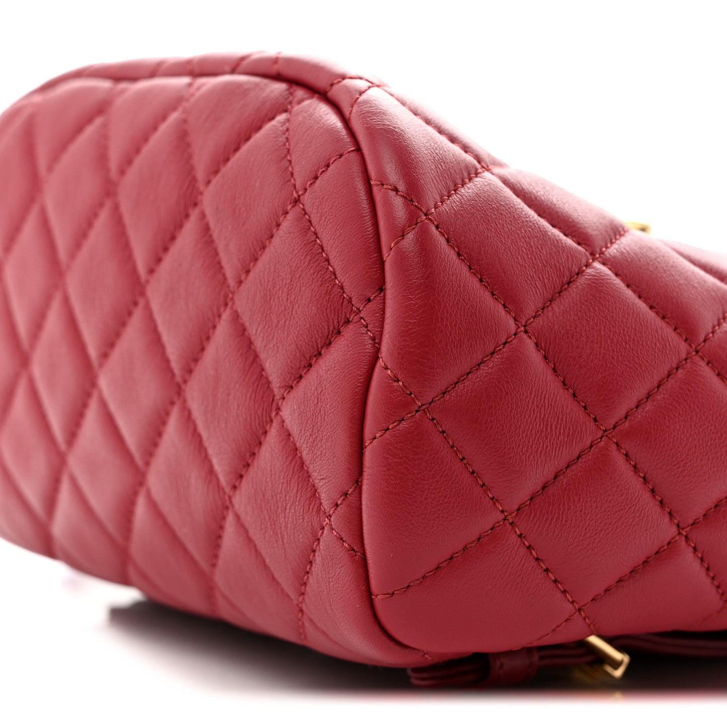 Calfskin Quilted Mini Urban Spirit Backpack Red