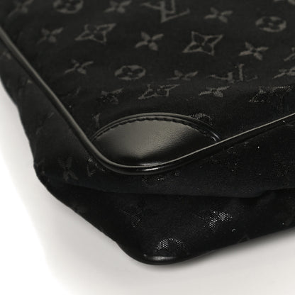 Louis Vuitton Satin Monogram Little Boulogne Black 11 of 11
