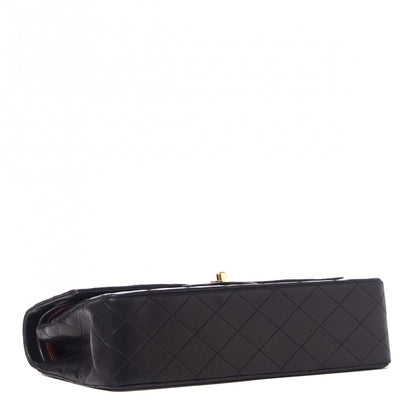 Chanel Lambskin Quilted Medium Double Flap Black 3 of 9