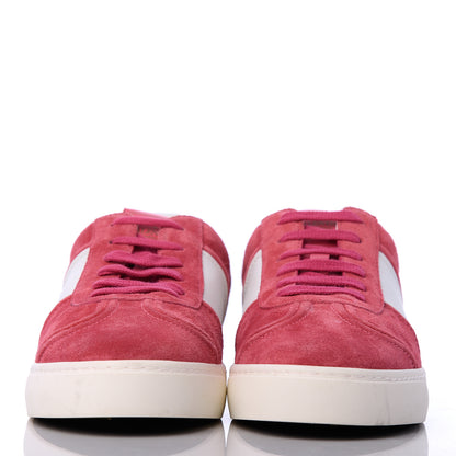 Valentino Garavani Suede Womens Flycrew Sneakers 40 Shadow Pink Optic White 2 of 15