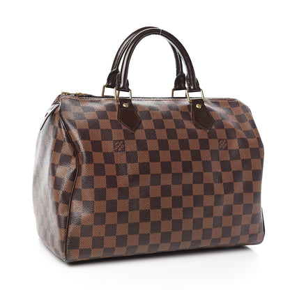 Louis Vuitton Damier Ebene Speedy 30 4 of 17