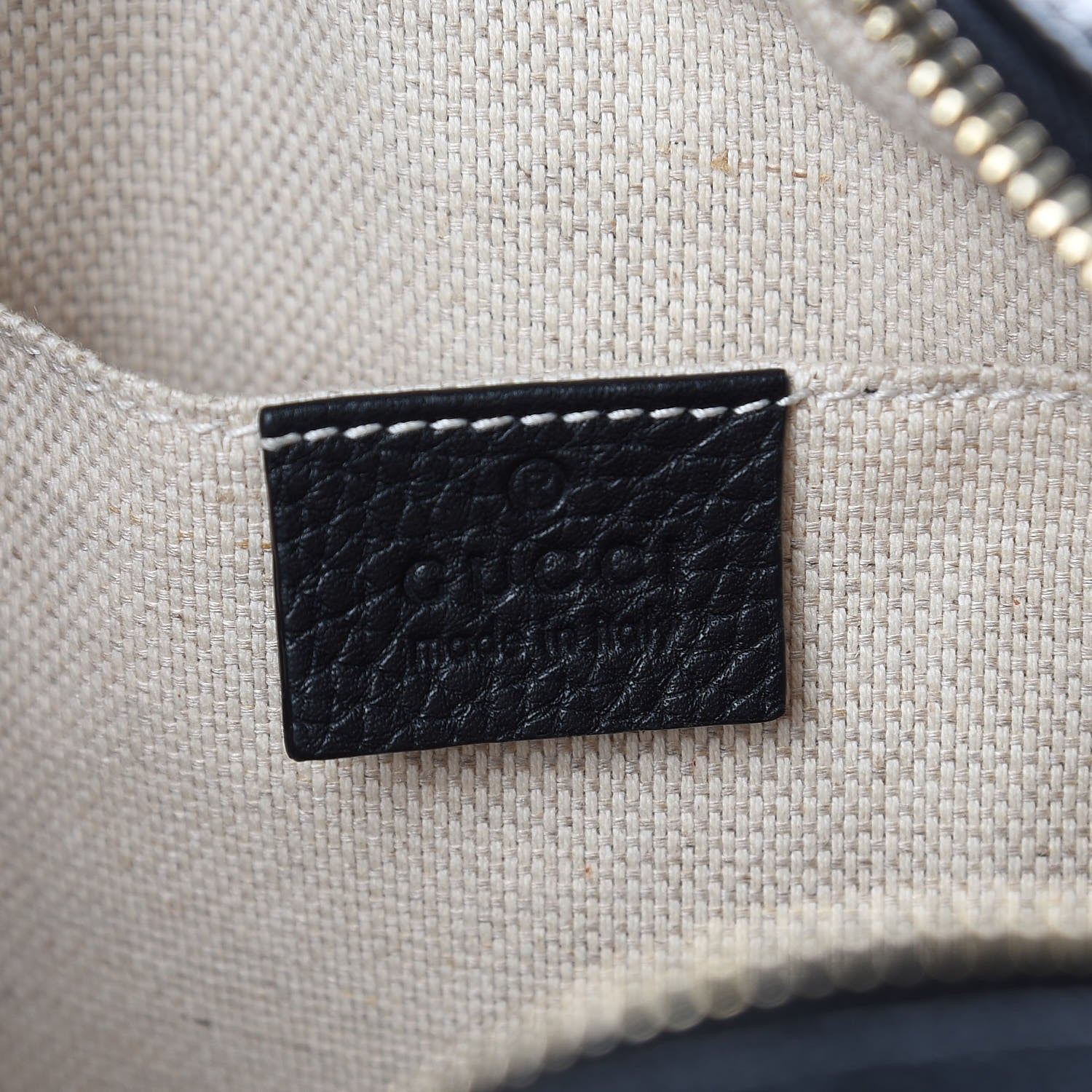 Gucci Pebbled Calfskin Small Soho Disco Bag Black 6 of 11