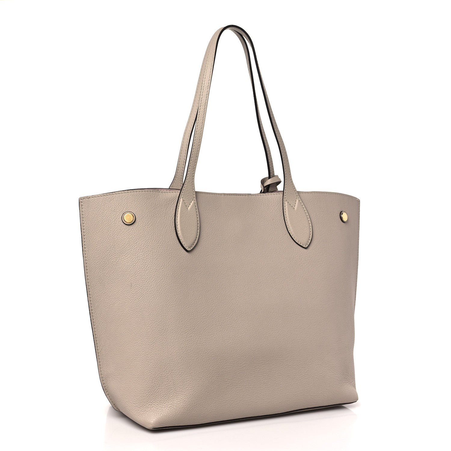 Louis Vuitton Calfskin Lockme Go Tote Greige 3 of 10