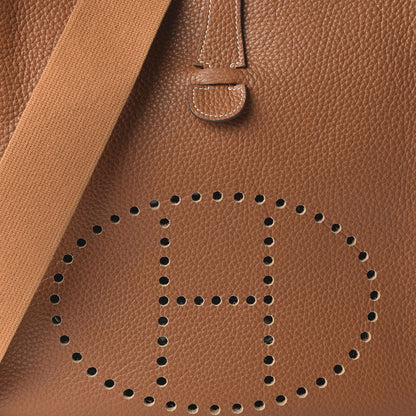 Hermes Taurillon Clemence Evelyne GM Gold 10 of 10