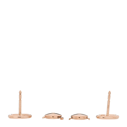 Hermes 18K Rose Gold TPM Farandole Stud Earrings 3 of 5