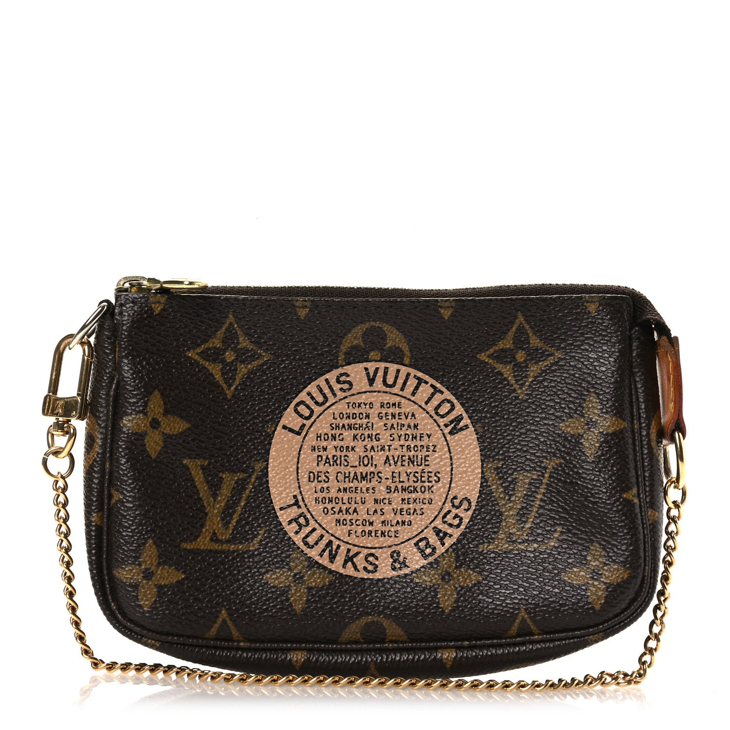 Louis Vuitton Monogram Complice Trunks and Bags Mini Pochette Accessories Beige 1 of 12