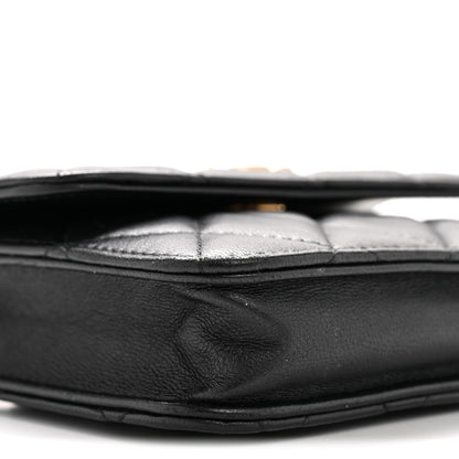 Chanel Lambskin Quilted Pearl Crush Flap With Chain Black 10 of 12