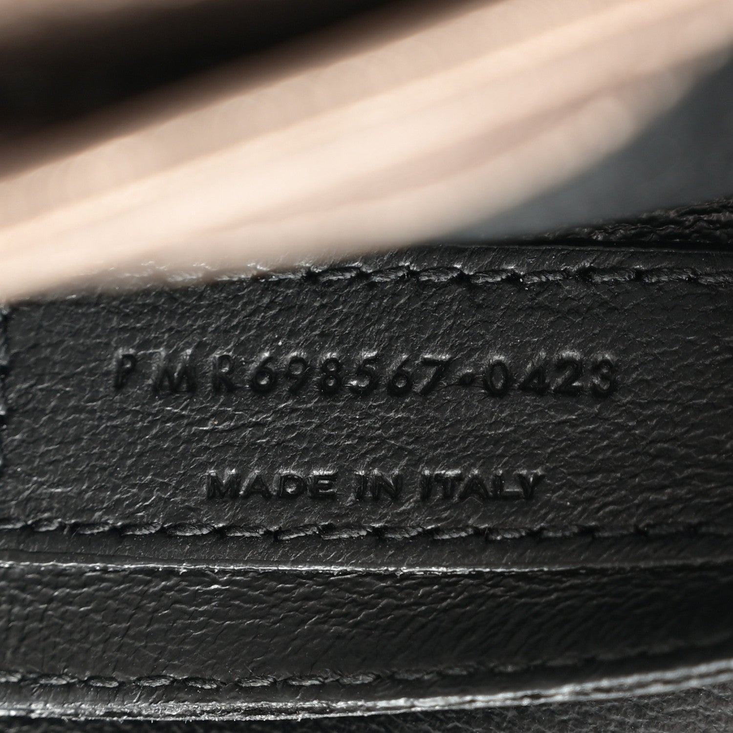 Saint Laurent Lambskin Quilted Le 57 Diamond Shoulder Bag Piombo 7 of 10