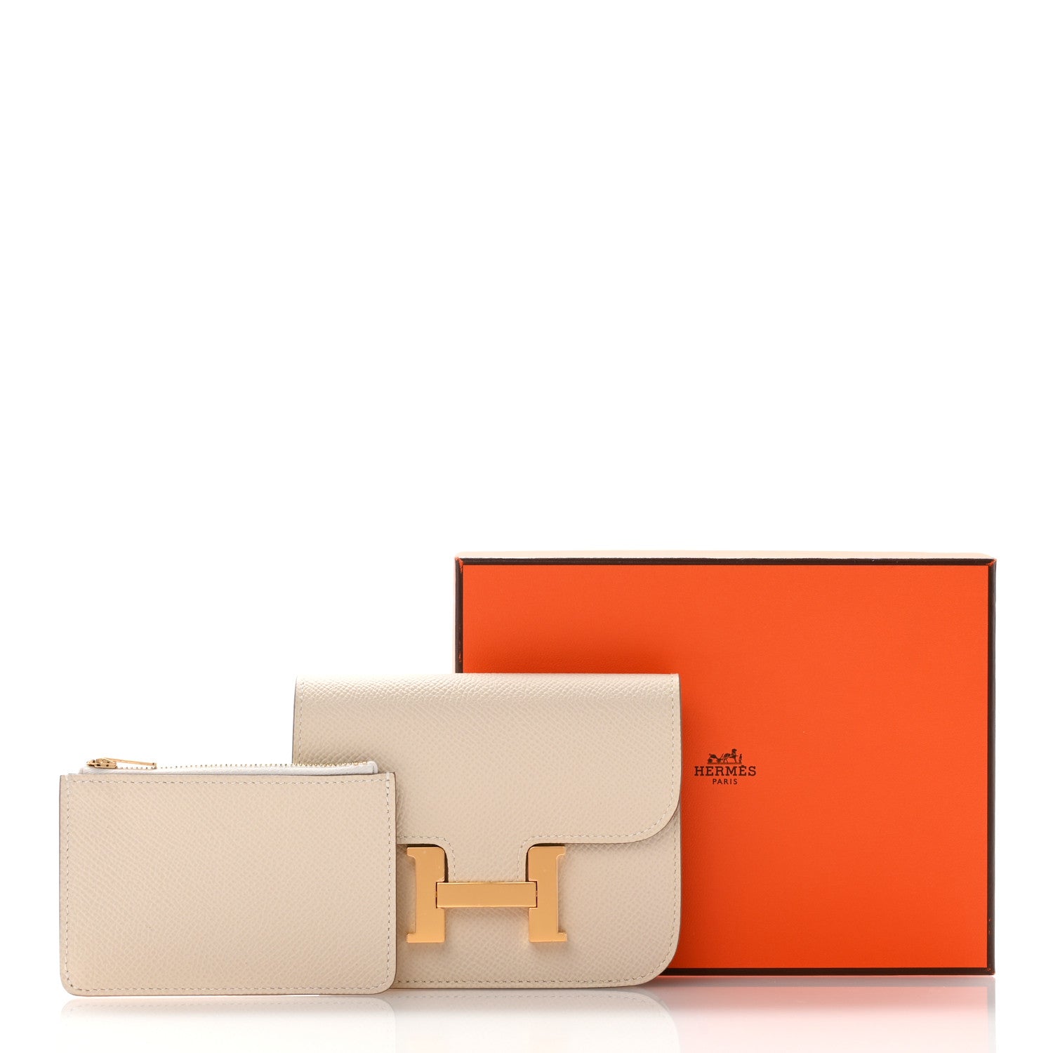 Hermes Epsom Constance Slim Wallet Craie 8 of 8