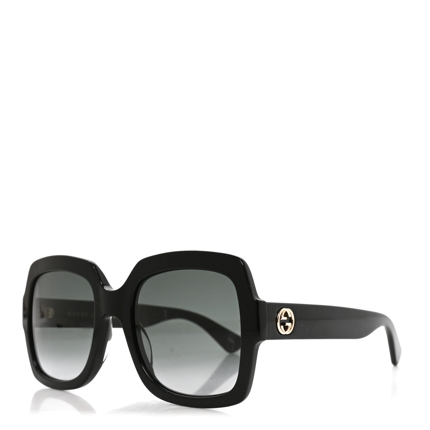 Gucci Acetate Square Frame Sunglasses GG0036S Black 1 of 7