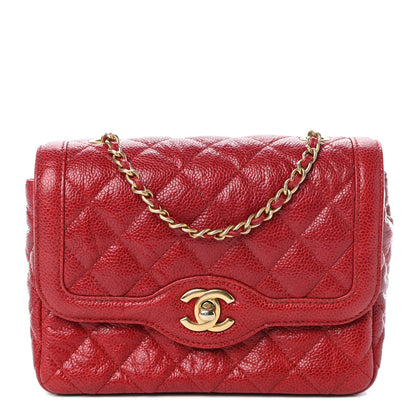 Chanel Caviar Quilted Mini Square Flap Red 1 of 10