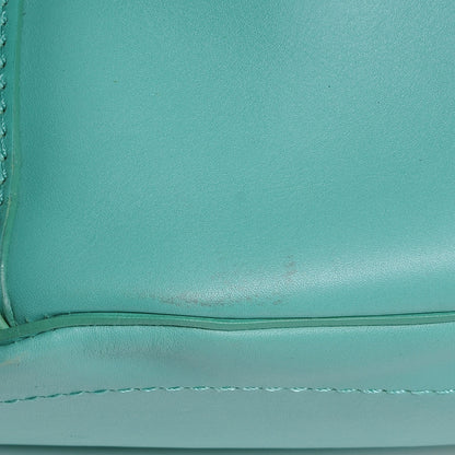 Jimmy Choo Leather Torquay Flap Bag Turquoise 8 of 10