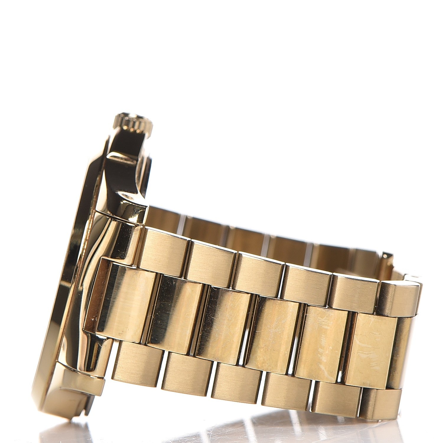 Gucci Stainless Steel 38mm G-Timeless Diamante Quartz Watch Gold 3 of 9