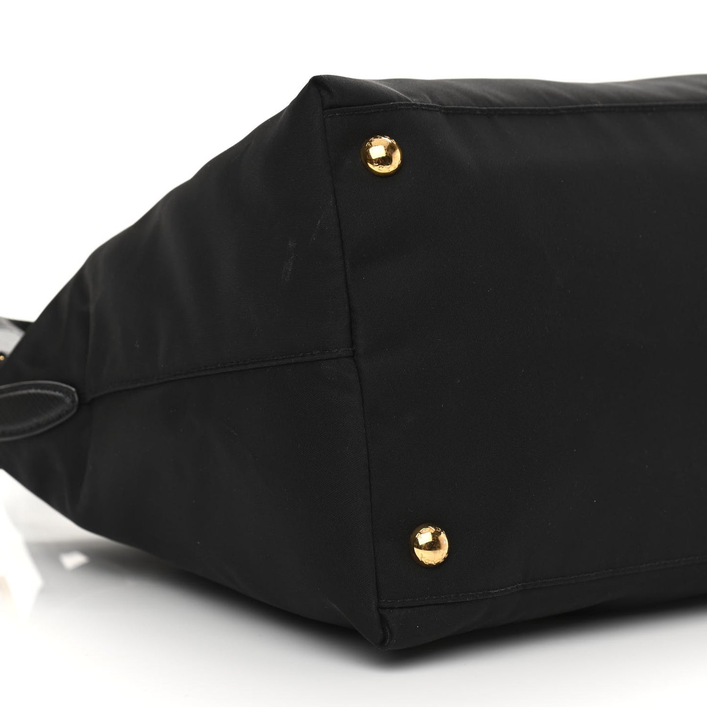 Tessuto Nylon Saffiano Tote Black