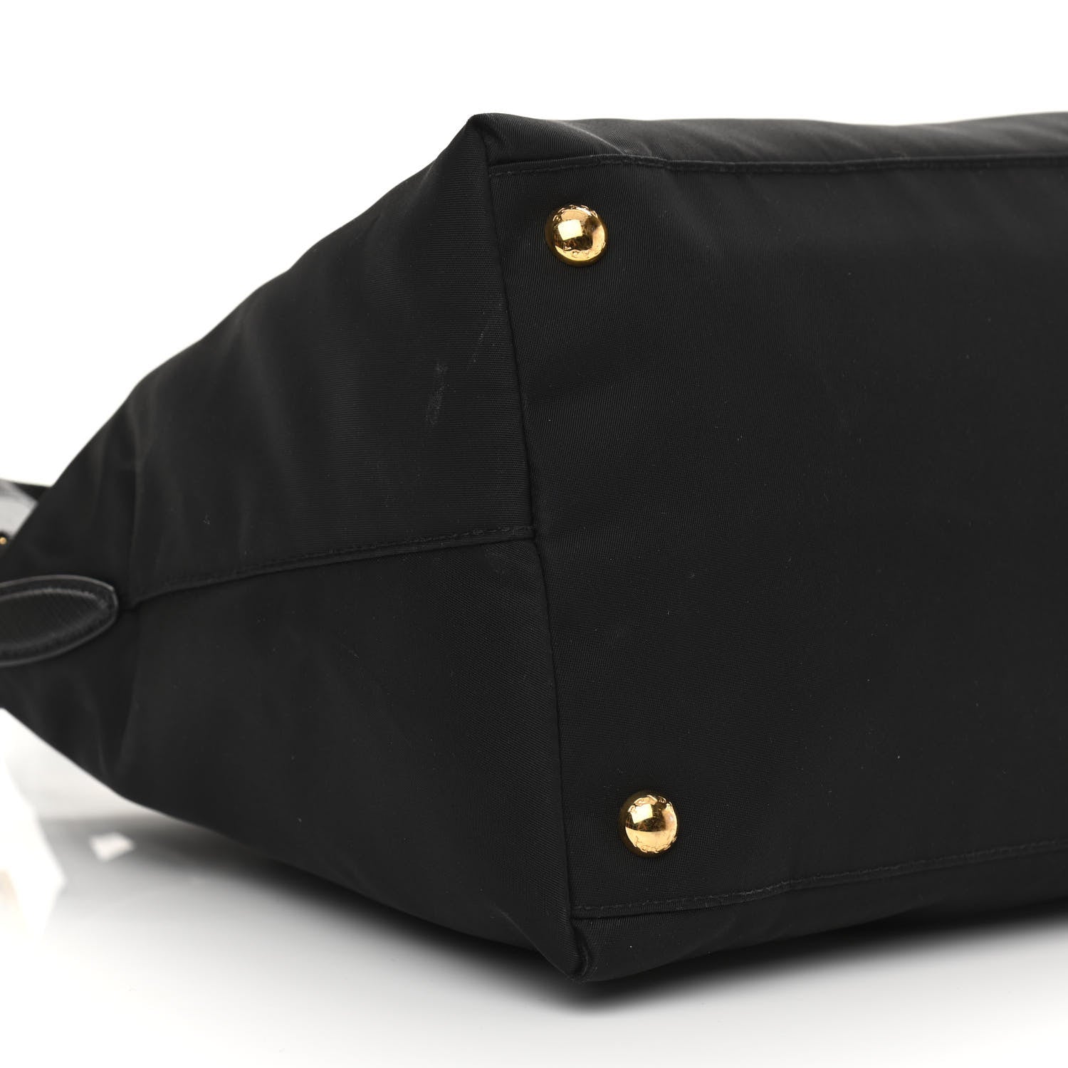 Prada Tessuto Nylon Saffiano Tote Black 10 of 12