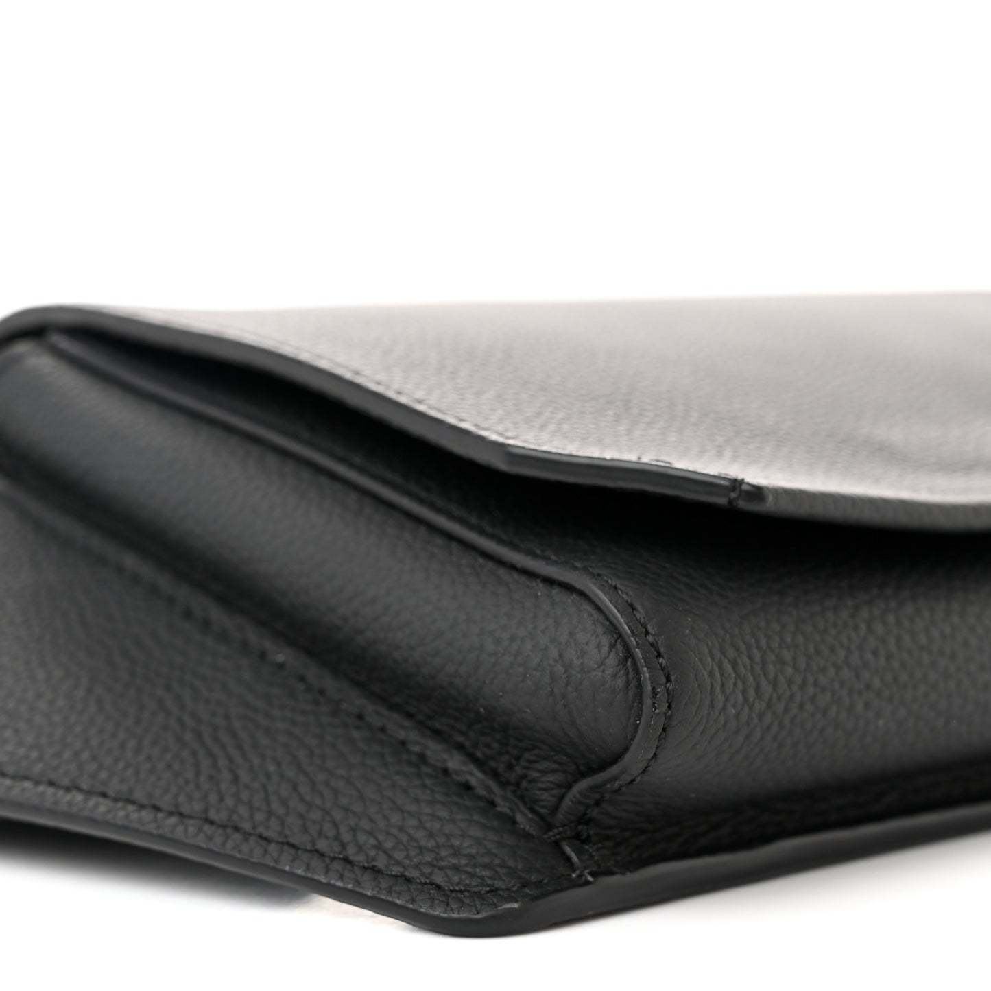 Grained Calfskin Aerogram Slingbag Black